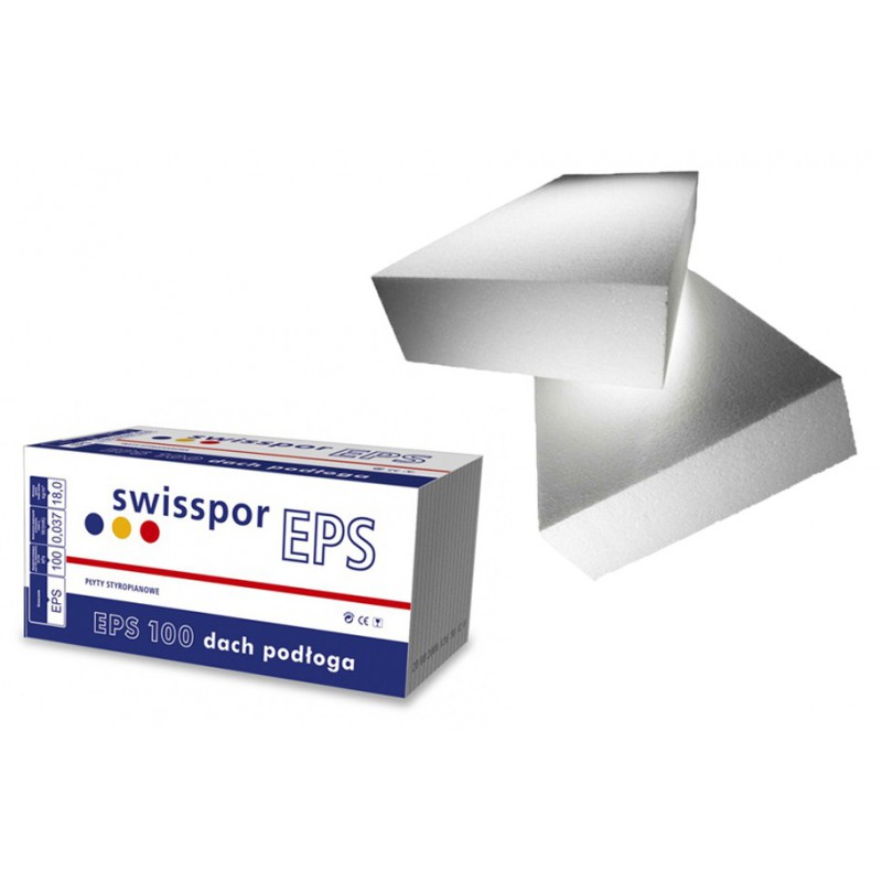 Styropian  SWISSPOR EPS 100 DACH / PODŁOGA 0,036