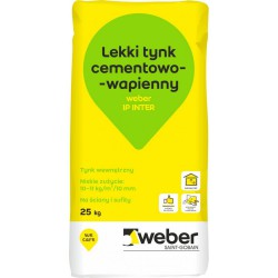WEBER IP INTER Lekki tynk cementowo-wapienny 25kg