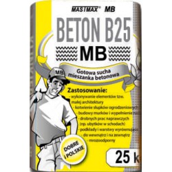 BETON B25 MASTMAX MB 25kg transport HDS