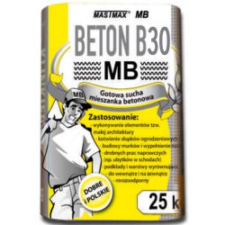 BETON B30 MASTMAX MB 25kg transport HDS