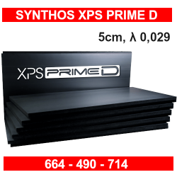 STYRODUR SYNTHOS PRIME D 5cm, lambda 0,029 - 1m3